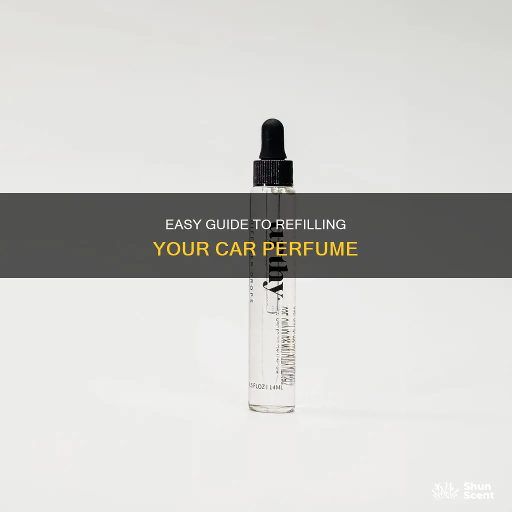 how to refill car perfume