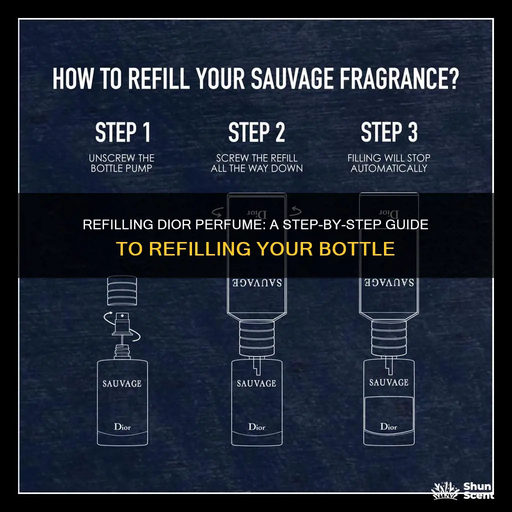 how to refill dior perfume bottle