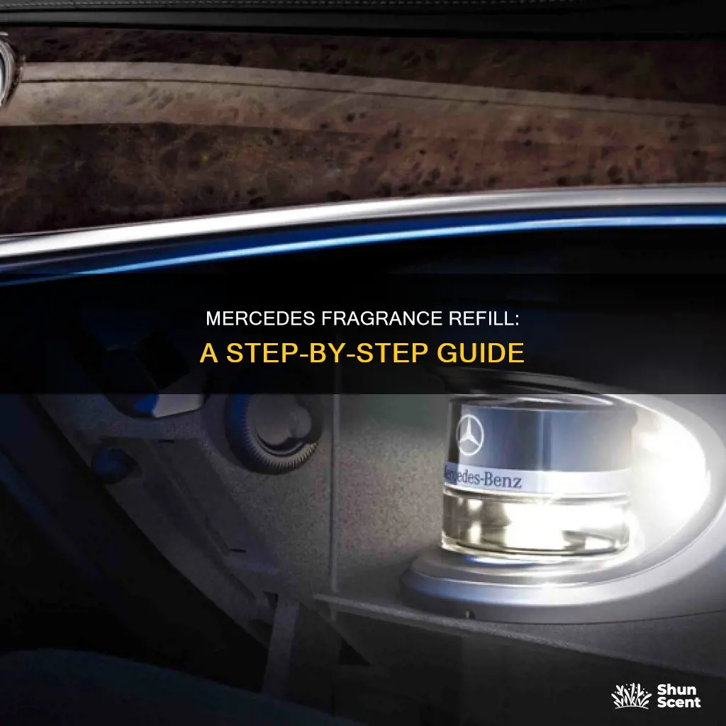 how to refill mercedes fragrance