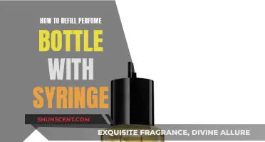 Refilling Perfume Bottles: Using Syringes for Precision