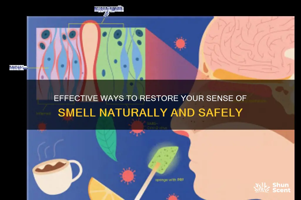 how to regain scent