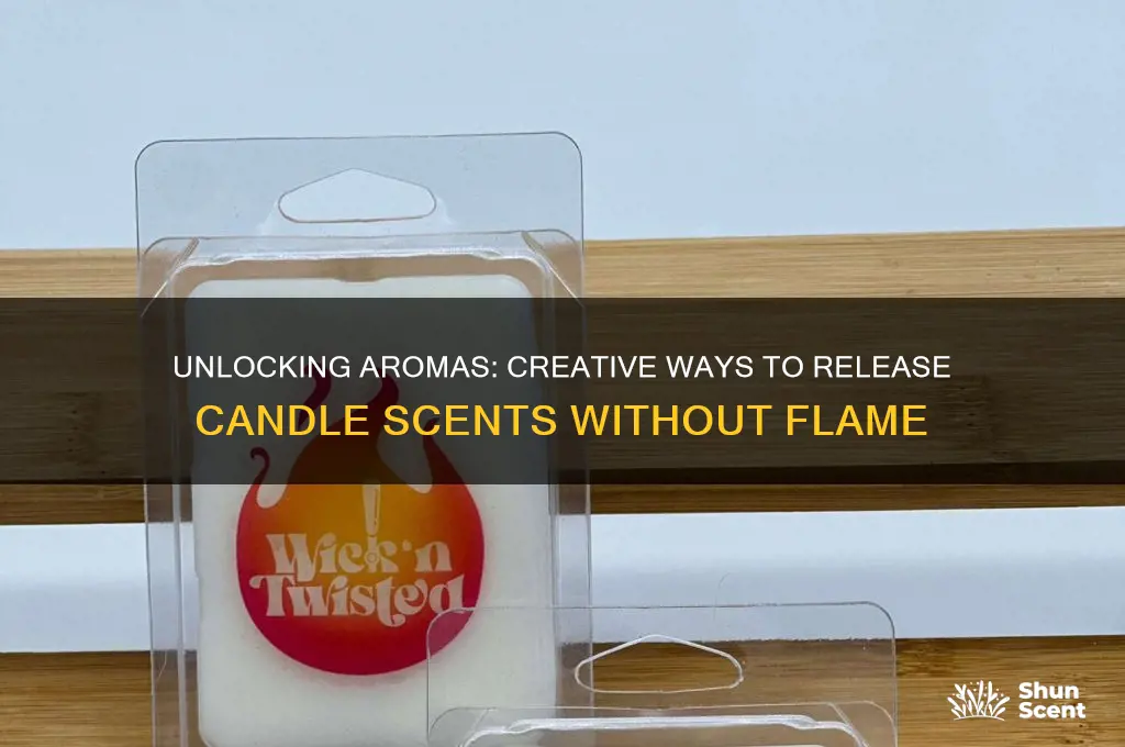 how to release candle scent without burning