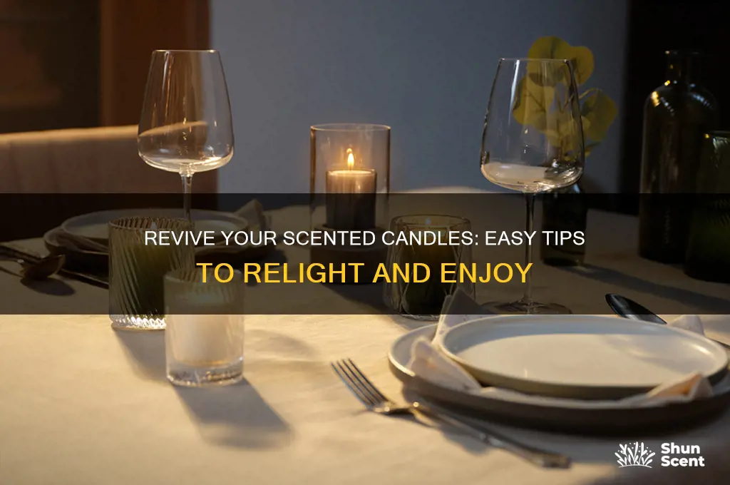 how to relight scented candles