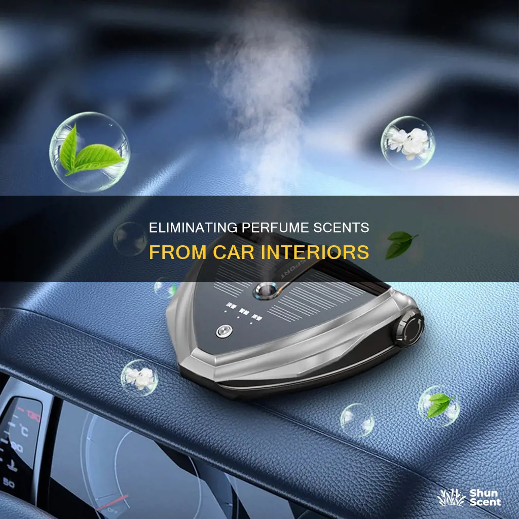 how to remoce perfume scented smell from auto interior panels
