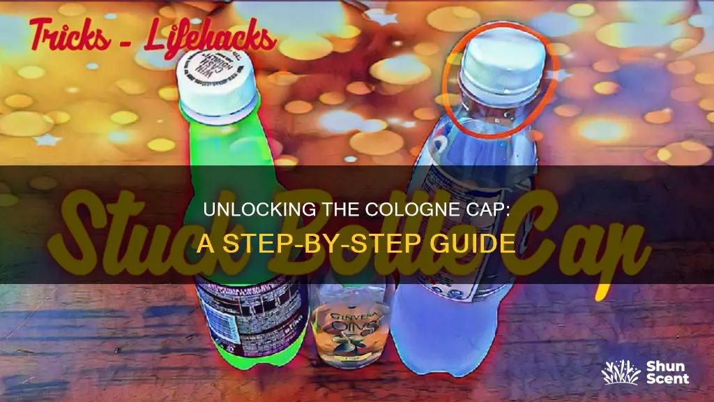 how to remove a cologne cap