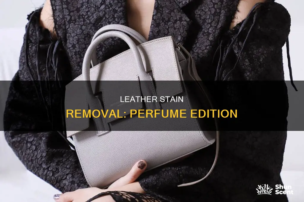 how to remove a perfume stain from leather