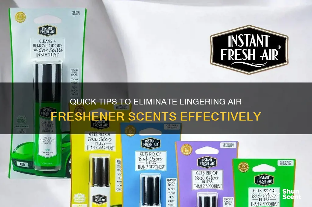how to remove air freshener scent