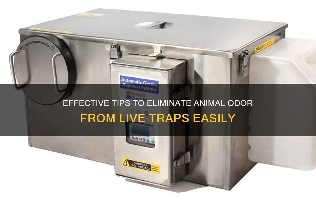 how to remove animal scent from live trap