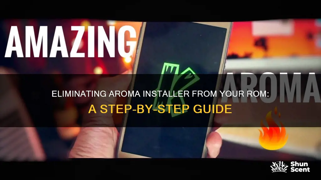 how to remove aroma installer from rom