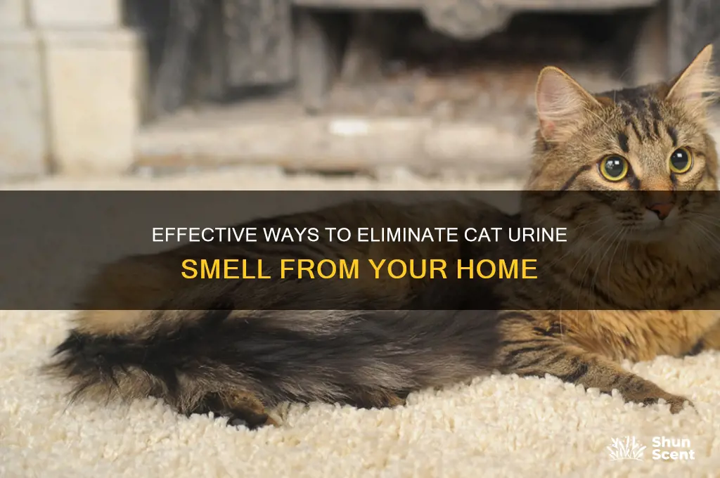 how to remove cat pee scent