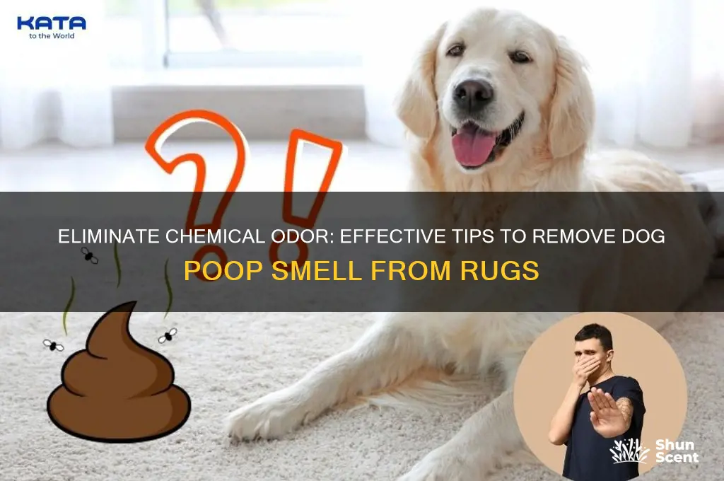 how to remove chemical scent from dogs poop on rug