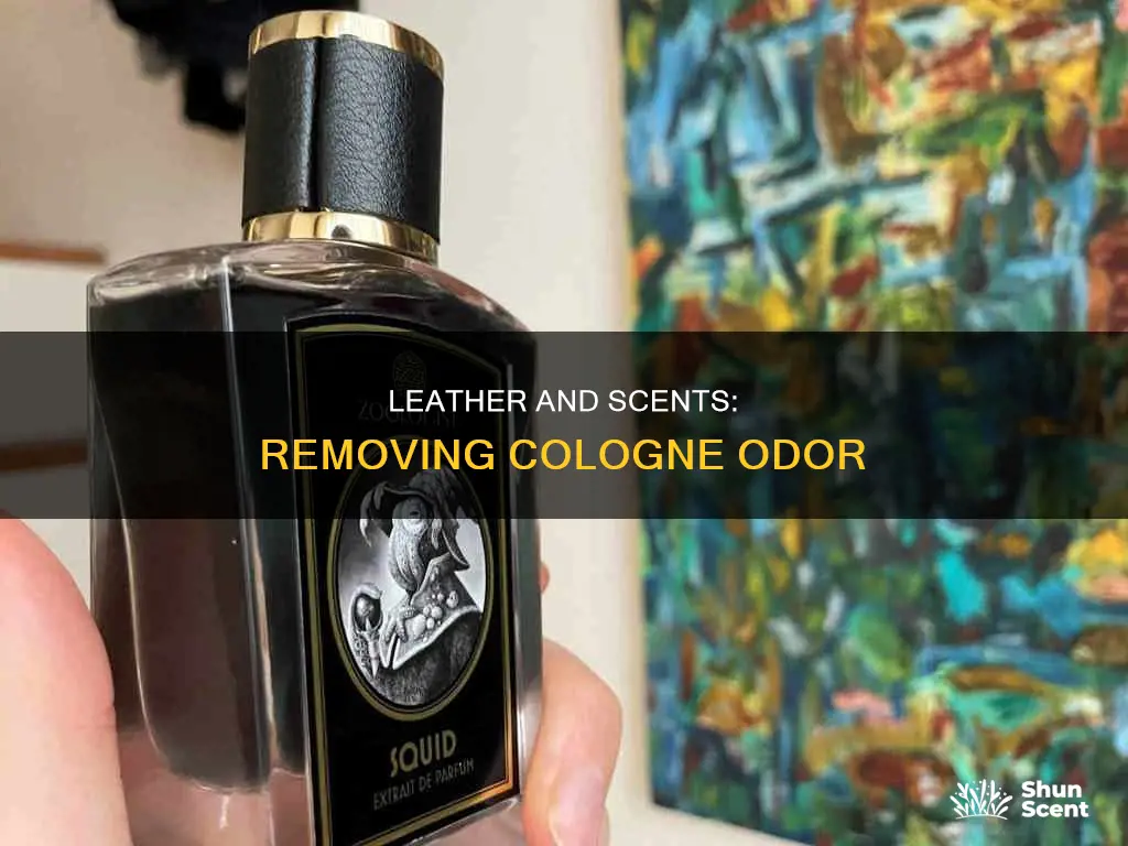 how to remove cologne smell from leather