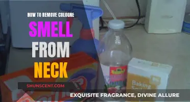 Eliminating Stubborn Cologne Scents from Your Neck