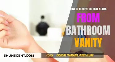 Removing Cologne Stains from Your Bathroom Vanity