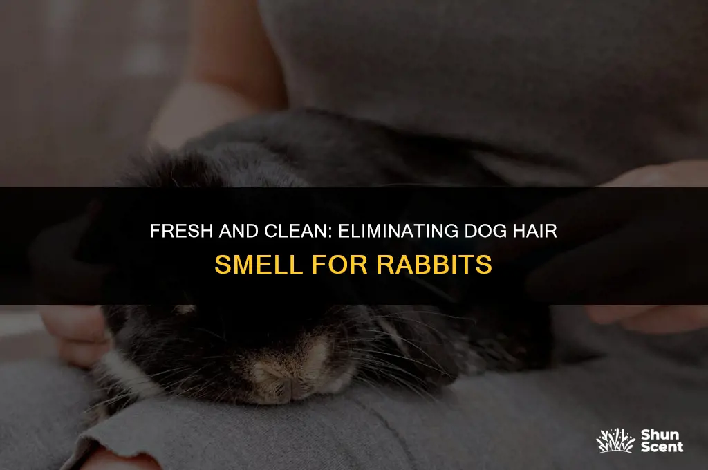 how to remove dog hair smell for rabbits