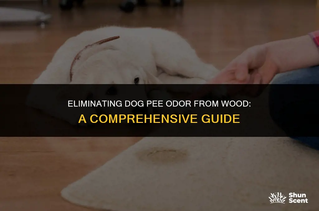 how to remove dog pee smell from wood