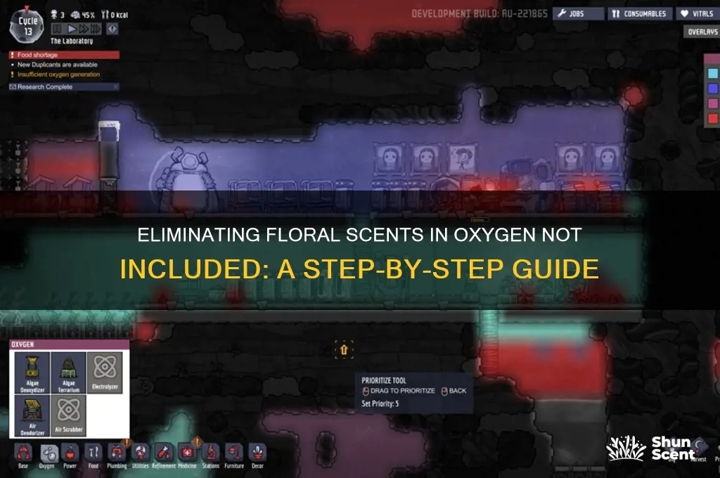 how to remove floral scents oxygen not included
