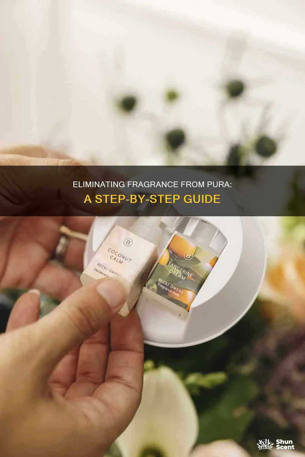 how to remove fragrance from pura
