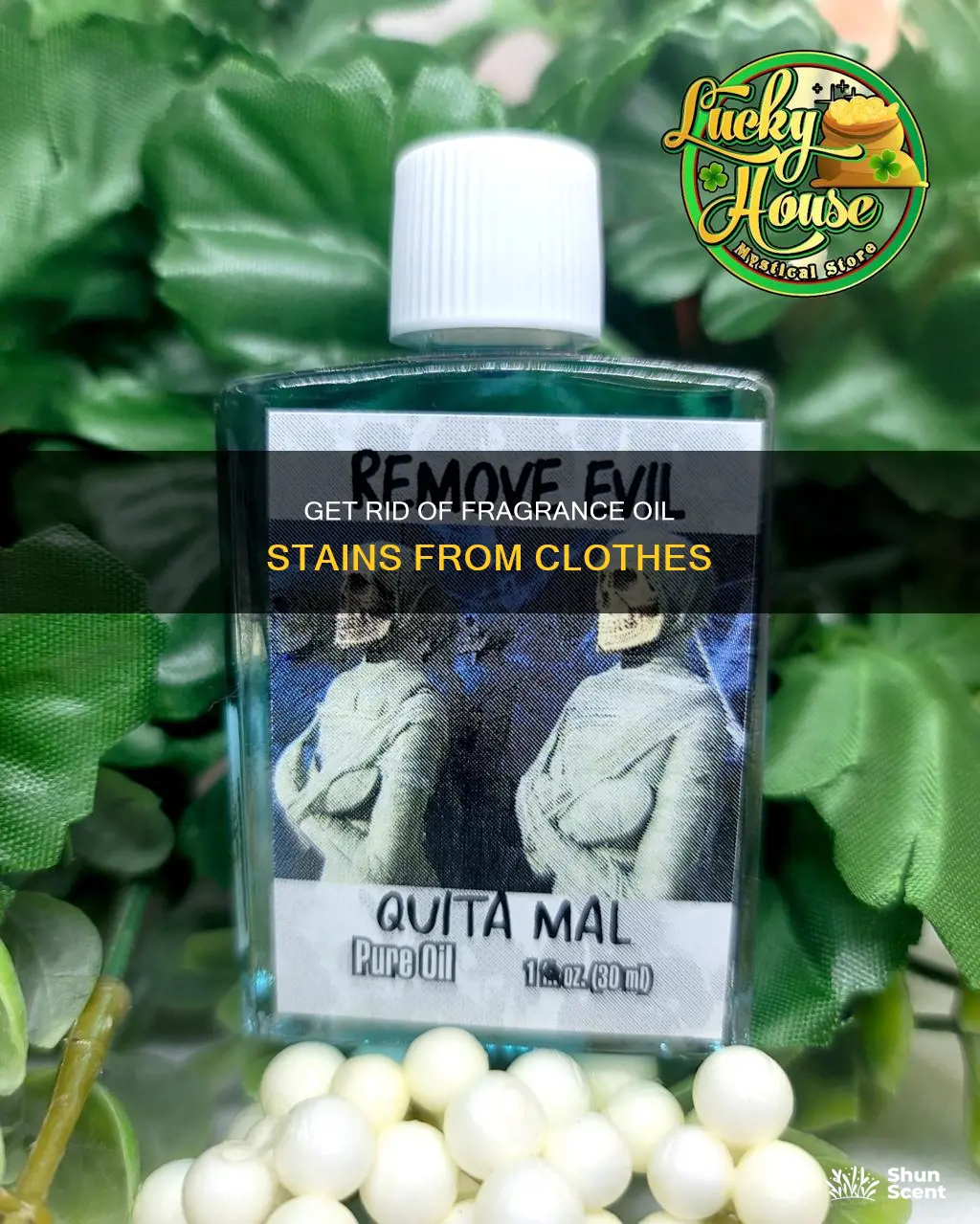 how to remove fragrance oil from clothes