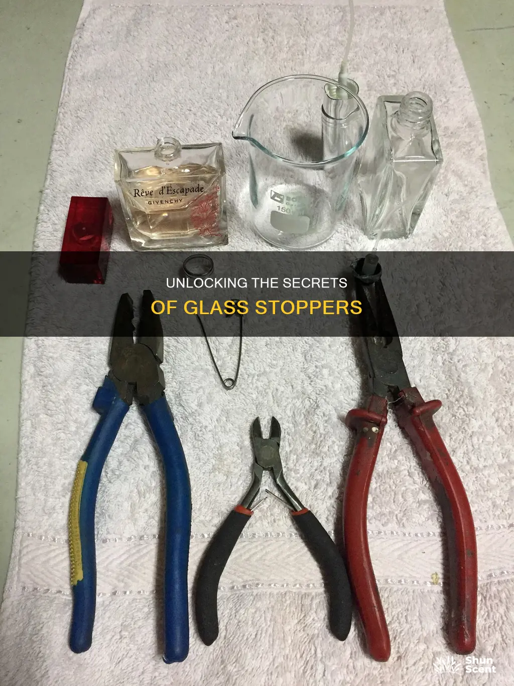 how to remove glass stopper from perfume bottle