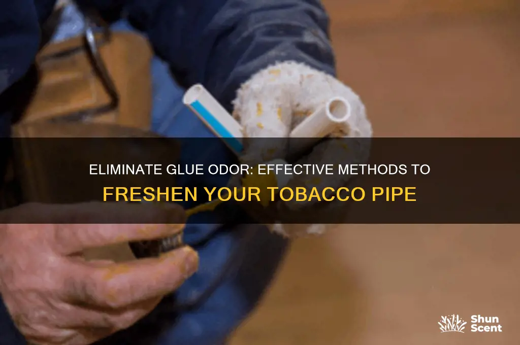 how to remove glue scent from tobacco pipe