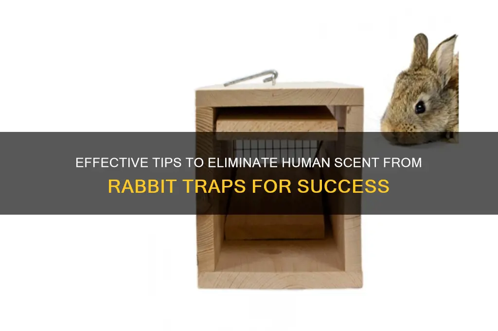 how to remove human scent from rabbit trap