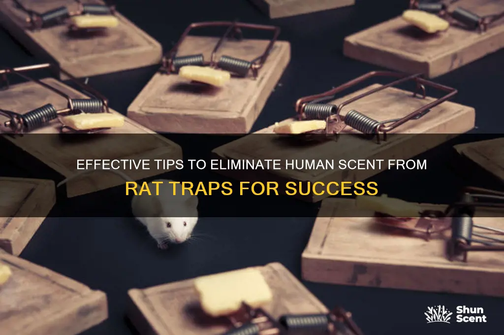 how to remove human scent from rat traps