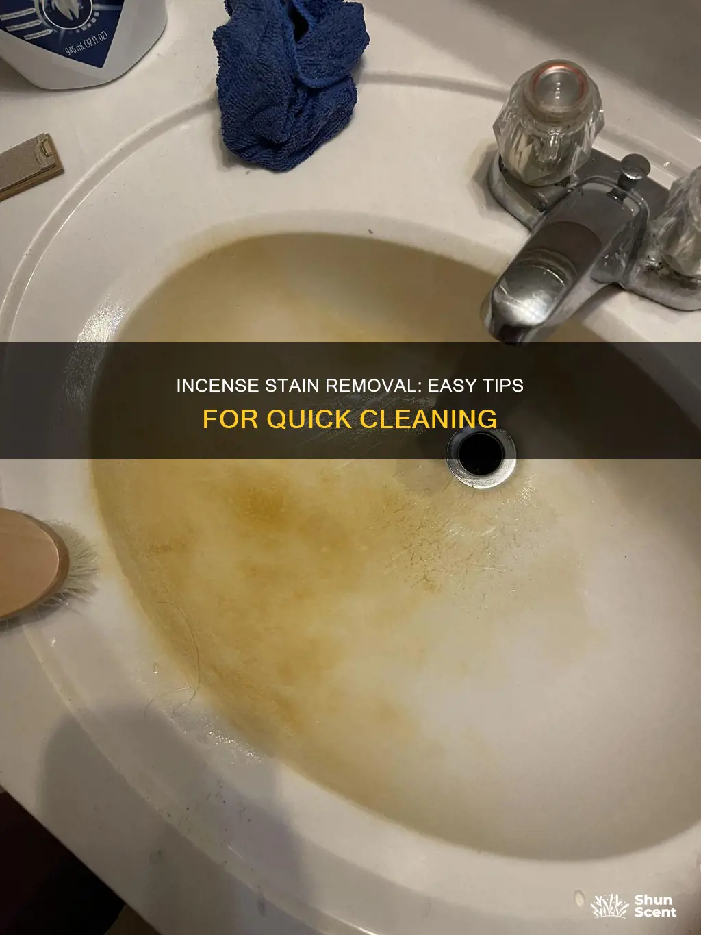 how to remove incense stain