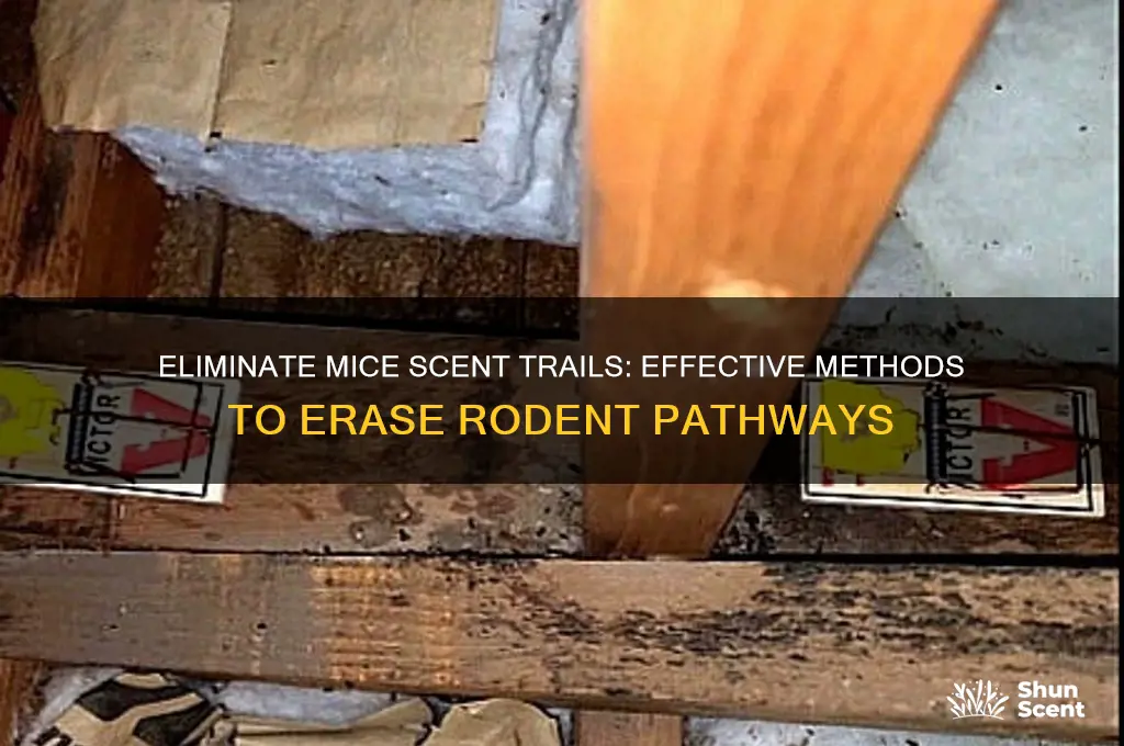 how to remove mice scent trails