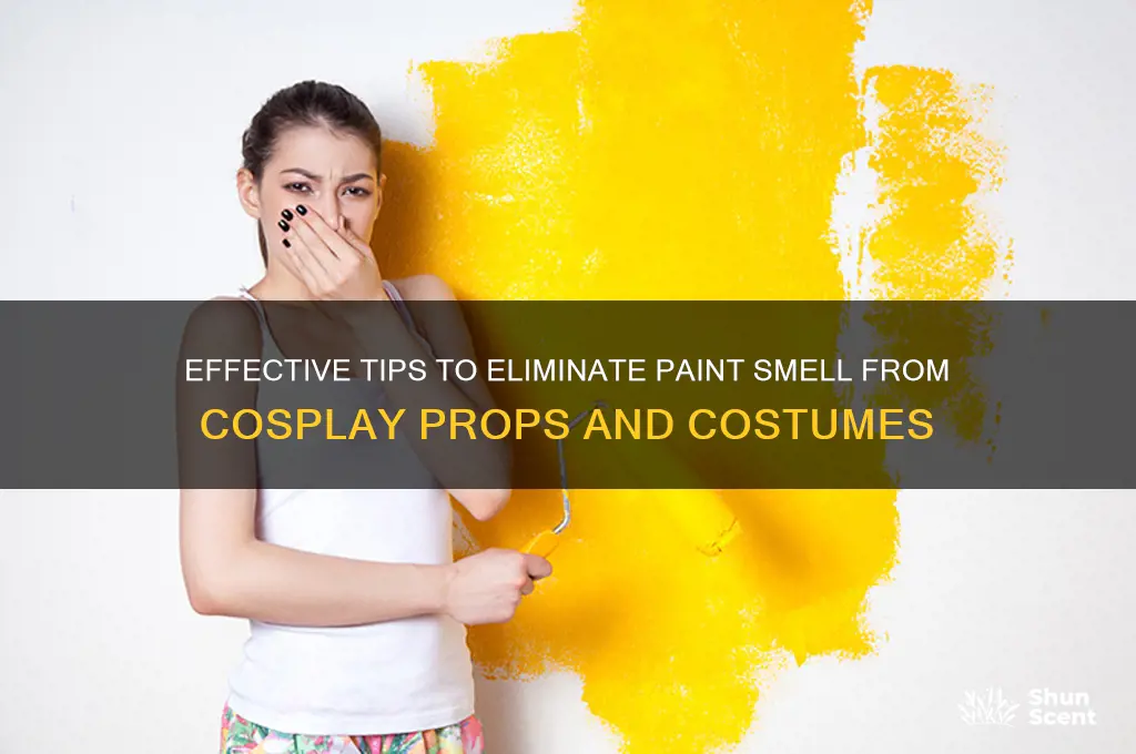 how to remove paint scent cosplay