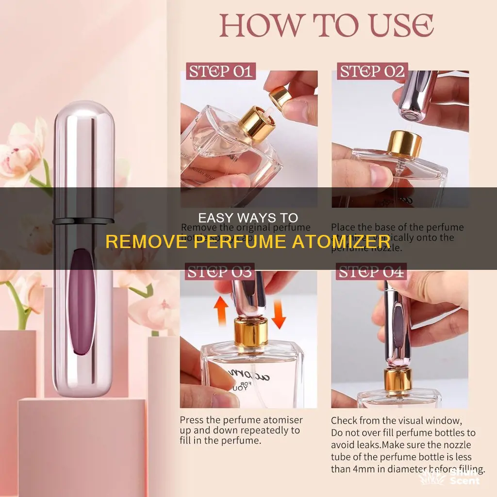how to remove perfume atomizer