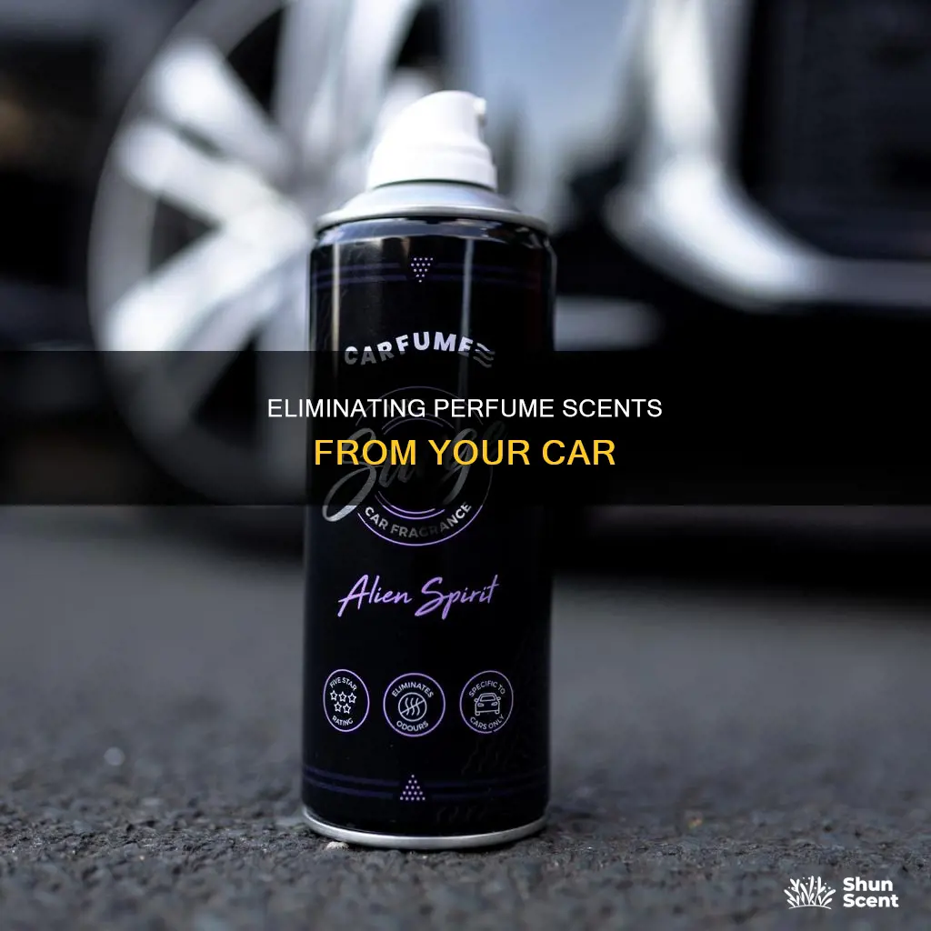how to remove perfume from car