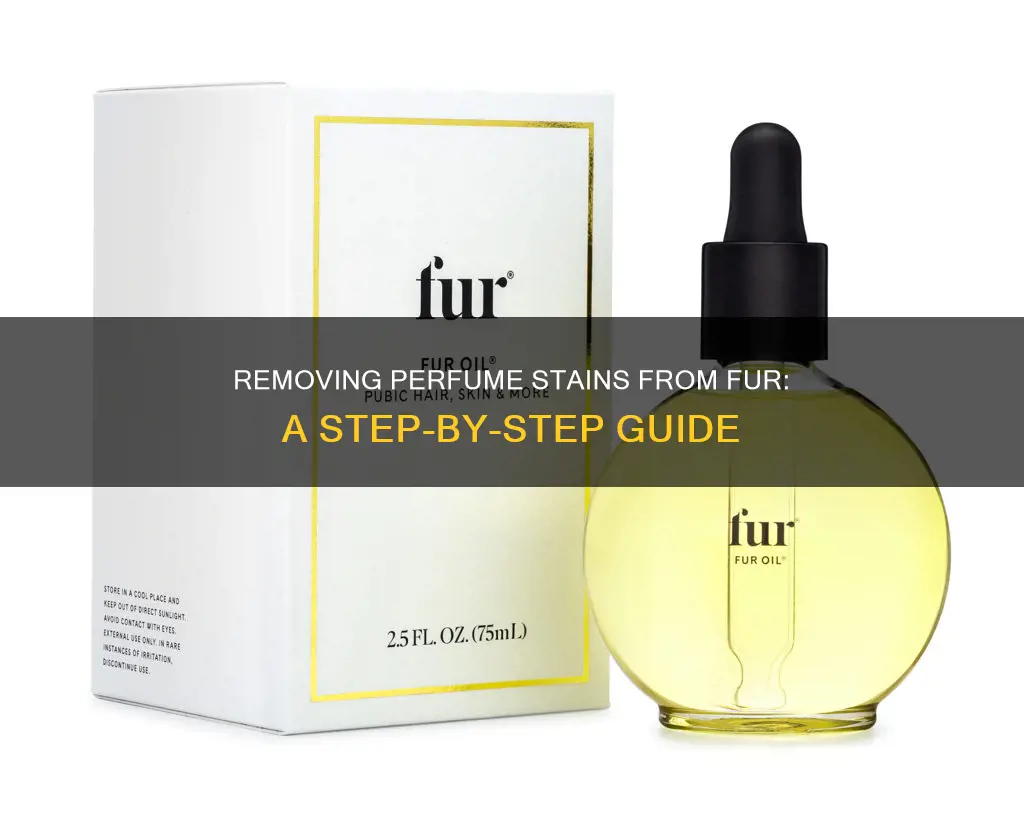 how to remove perfume from fur