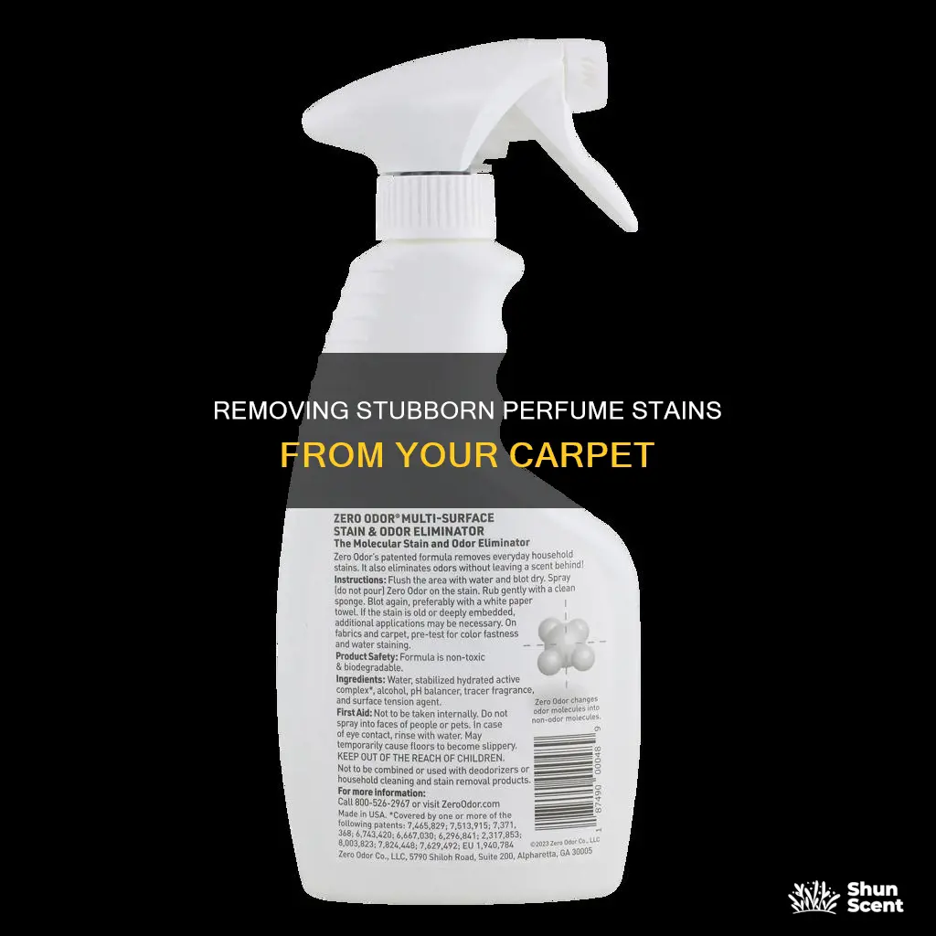 how to remove perfume odor from carpet