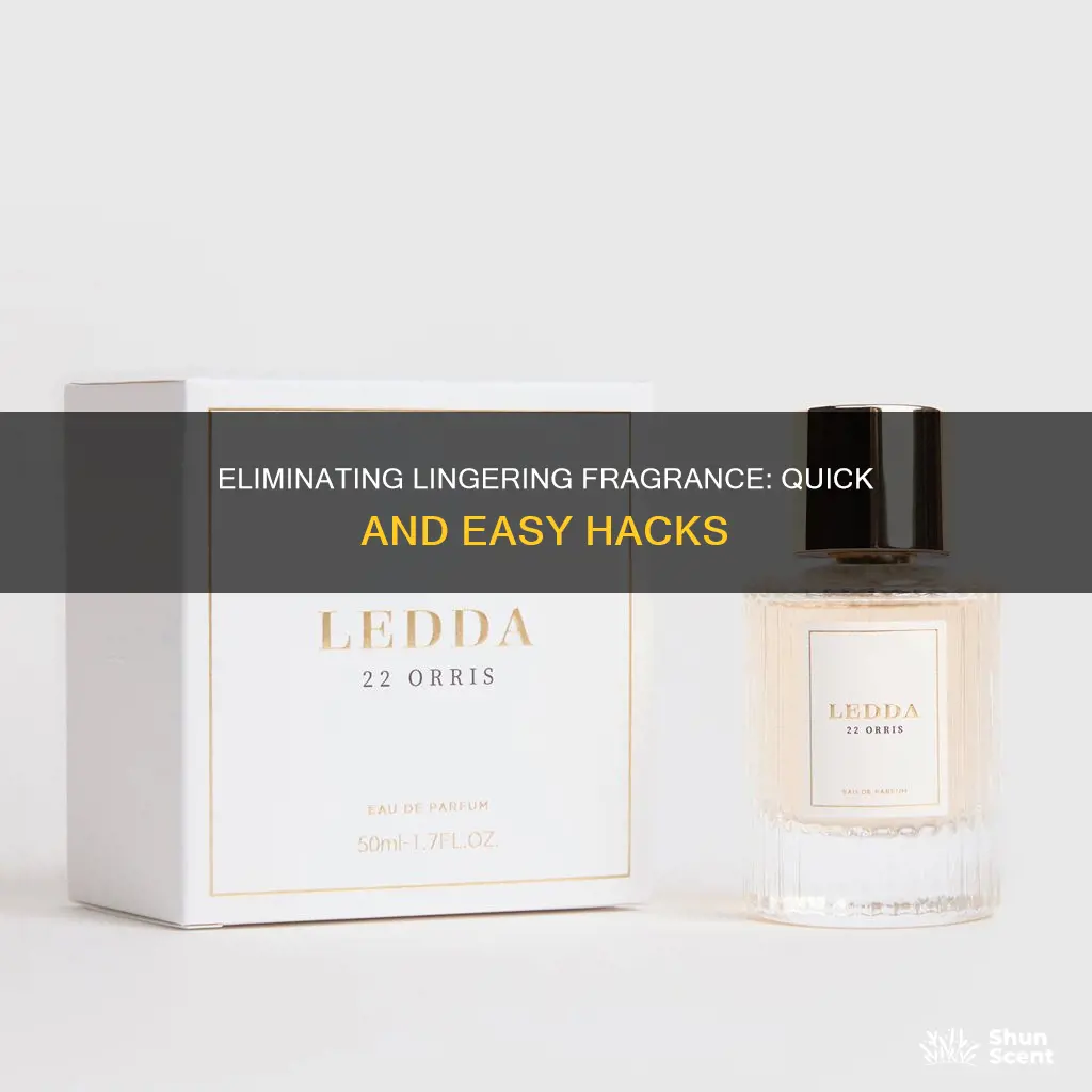 how to remove perfume scent