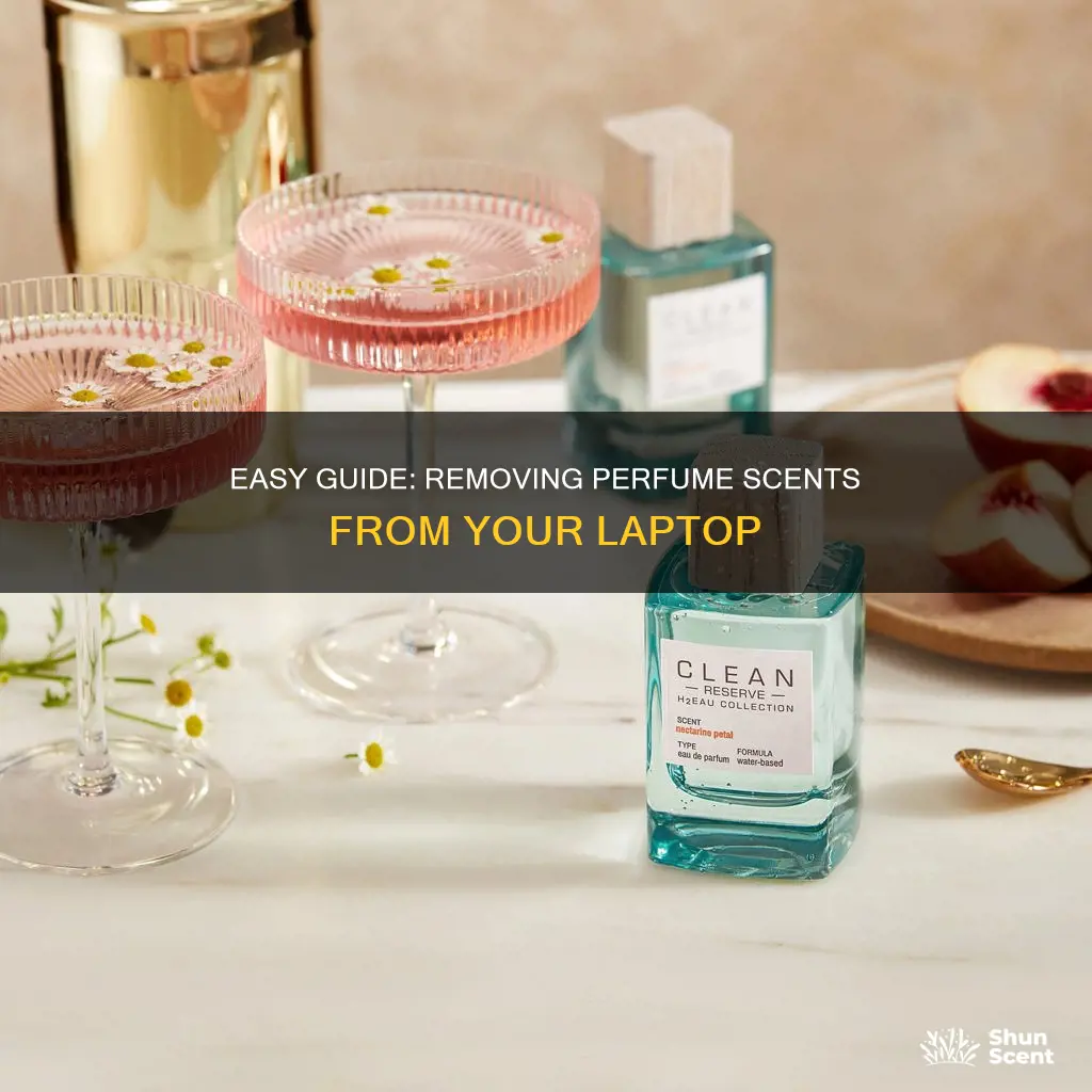 how to remove perfume smell from laptop