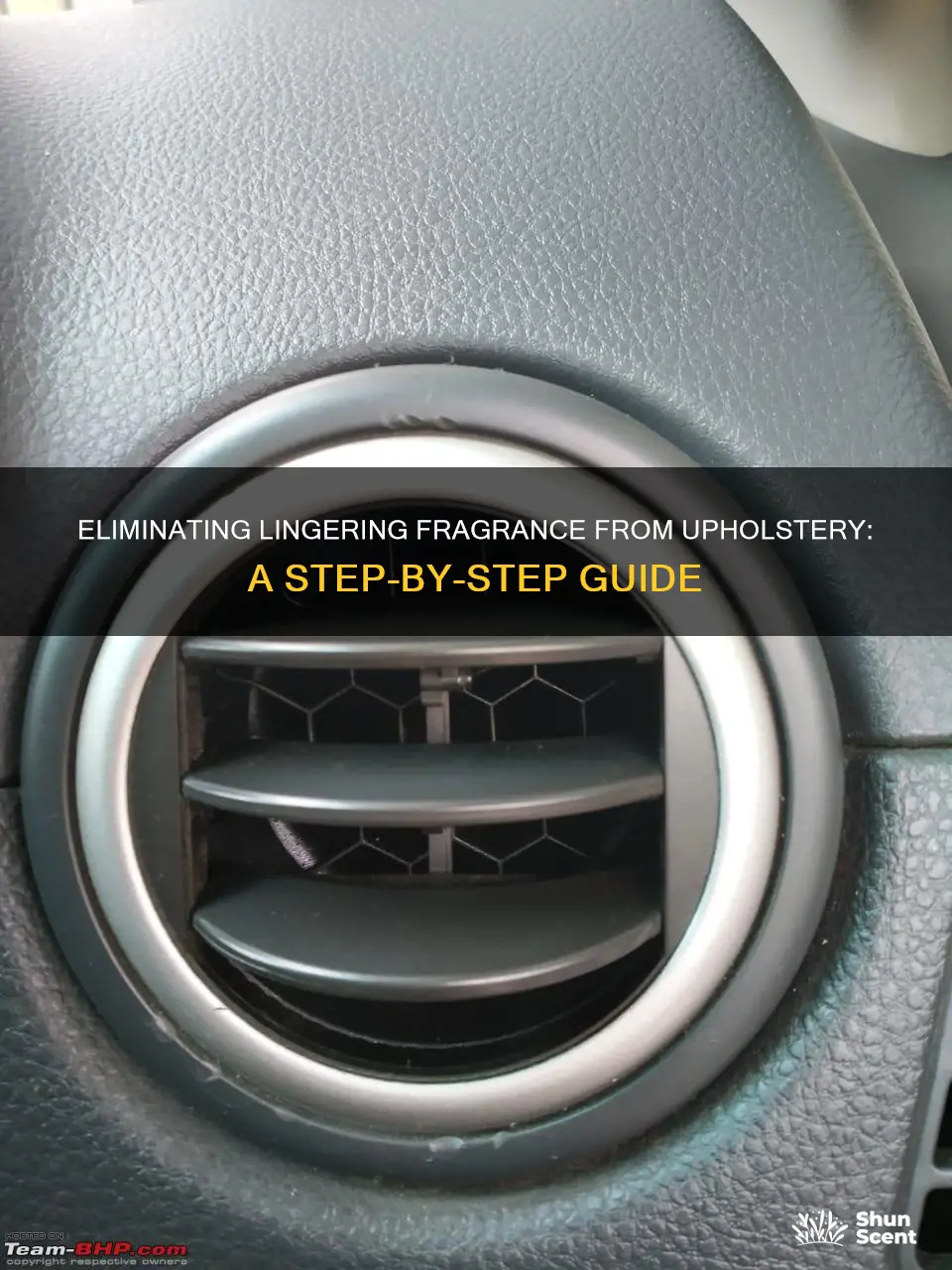how to remove perfume smell from upholstery
