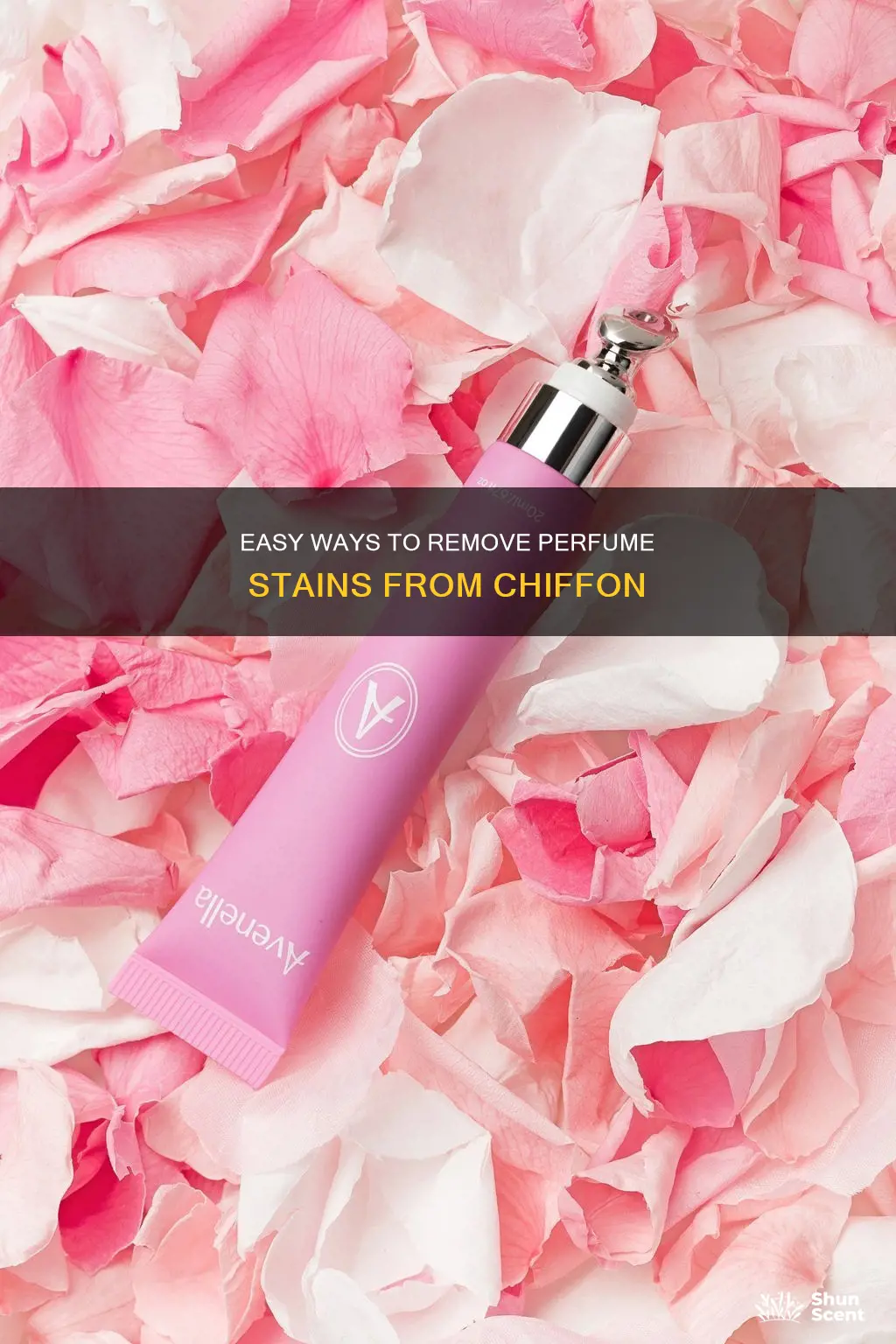 how to remove perfume stain from chiffon
