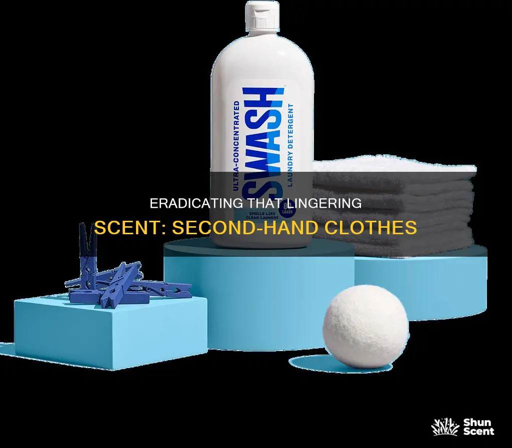 how to remove perfume-y detergent smell on 2nd hand clothes