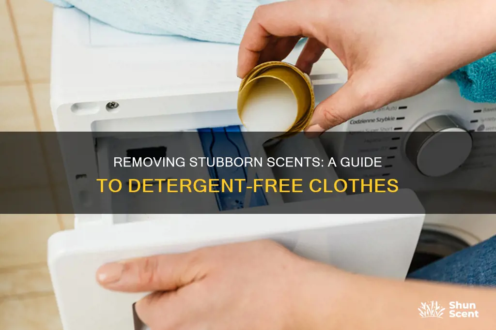 how to remove perfumed detergents from clothing