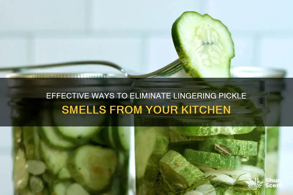 how to remove pickle scent
