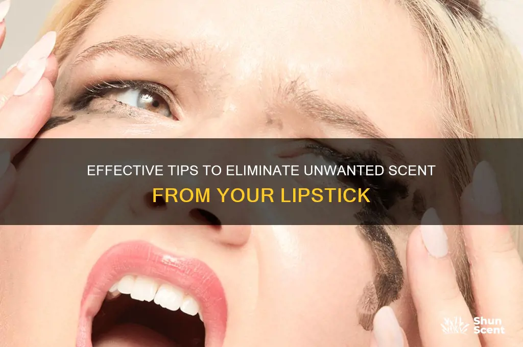 how to remove scent from llipstick