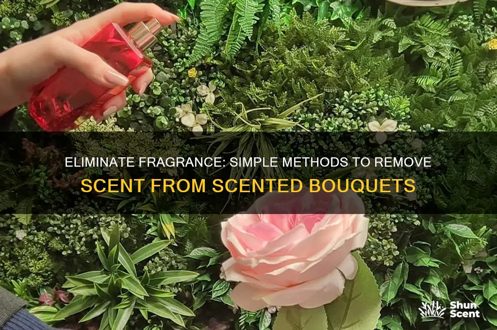 how to remove scent from scented bouquets