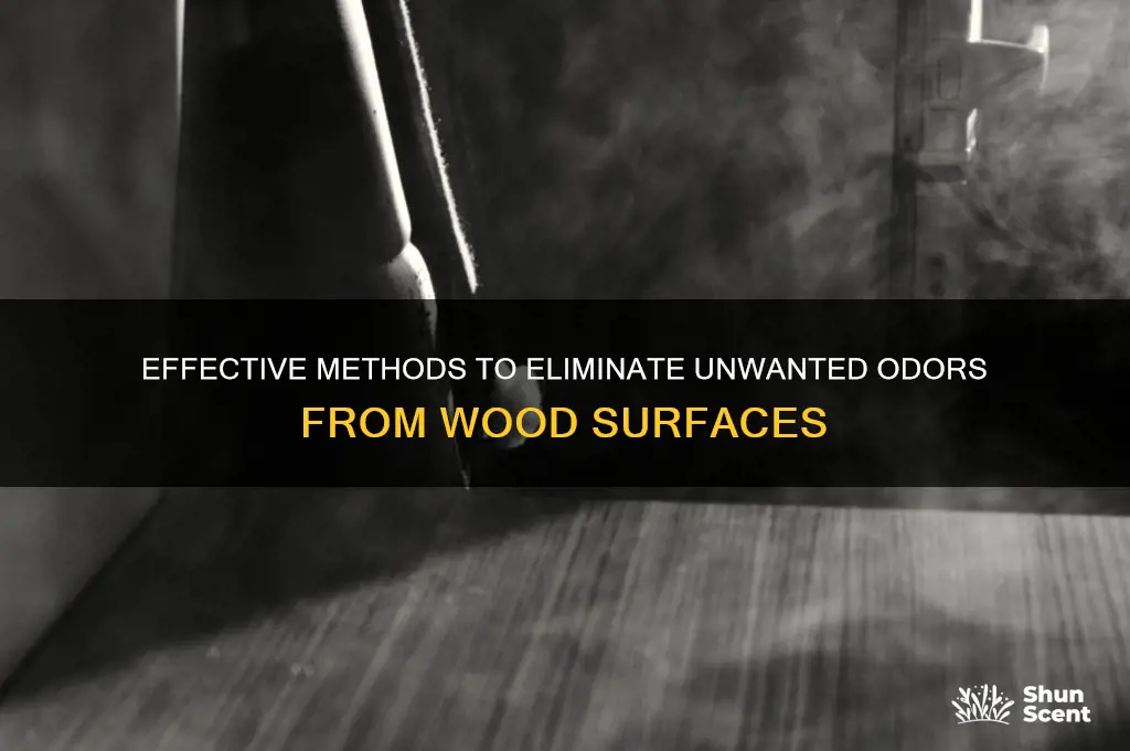 how to remove scent from wood