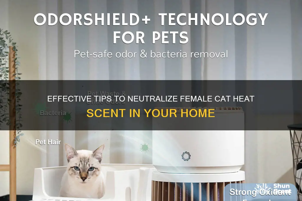 how to remove scent off of fenale xat in heat