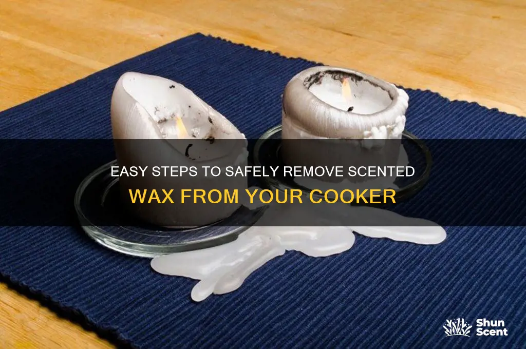 how to remove scented wax cooker