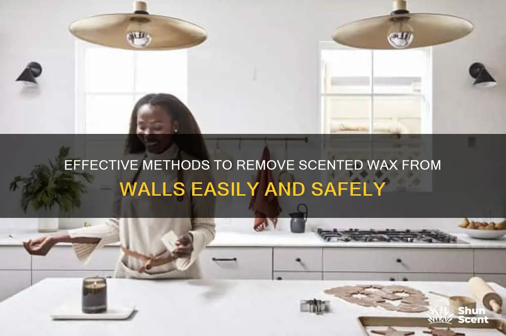how to remove scented wax from wall
