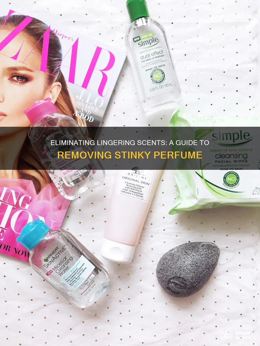 how to remove stinky perfume
