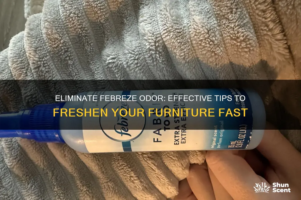 how to remove the scent of febreeze from my furniture