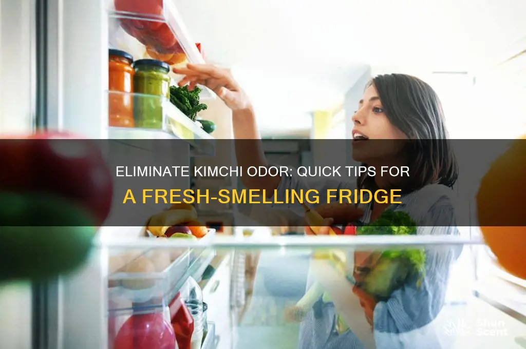 how to remove the scent of kimchi in fridge